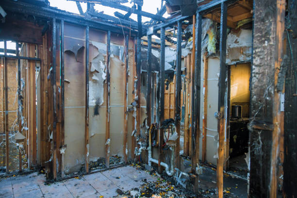 Professional Emergency Fire Cleanup technician working in Daytona Beach Shores, FL